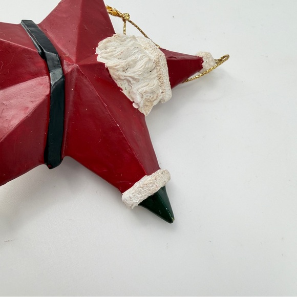 Kurt Alder Santa Claus Star Christmas Ornament Resin Folk Art Country Farmhouse - Picture 9 of 12